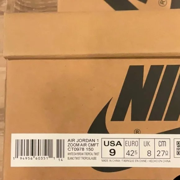 Air Jordan 1 ZOOM CMFT Tropical Twist - Picture 7 of 8